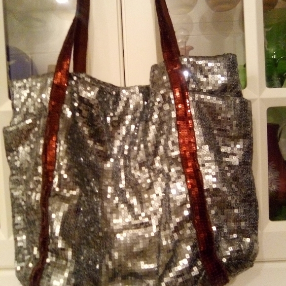 🦋Gap Tote *Sequined handbag - Picture 2 of 3